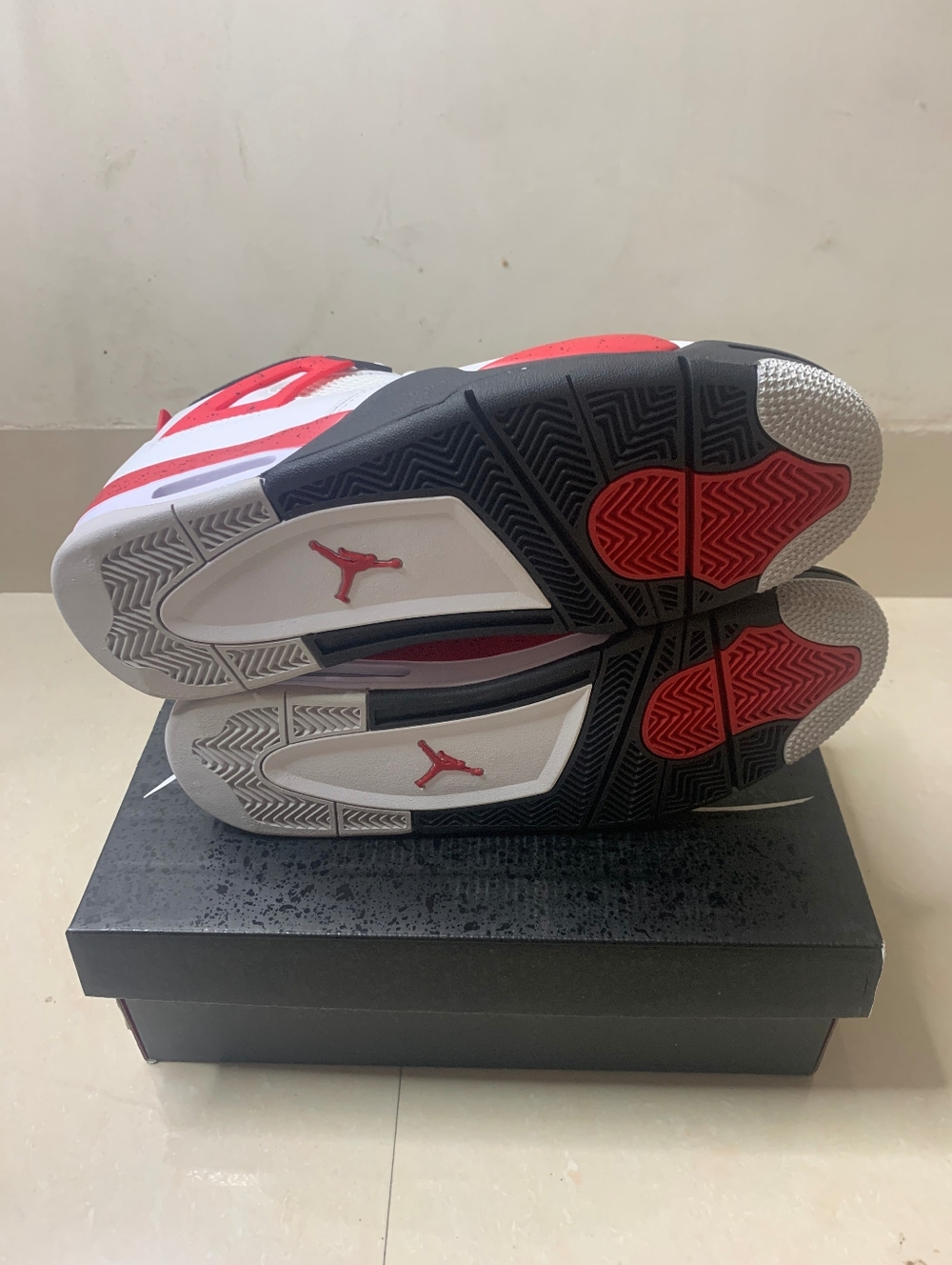 New - Air Jordan 4 Retro Red Cement - Picture 6 of 6